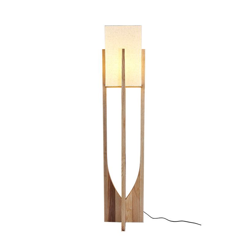 Fairbanks Floor Lamp ? 11.8″ x H 57″ / Dia 30 cm x H 145 cm / Nature wood color / US plug Floor lamp