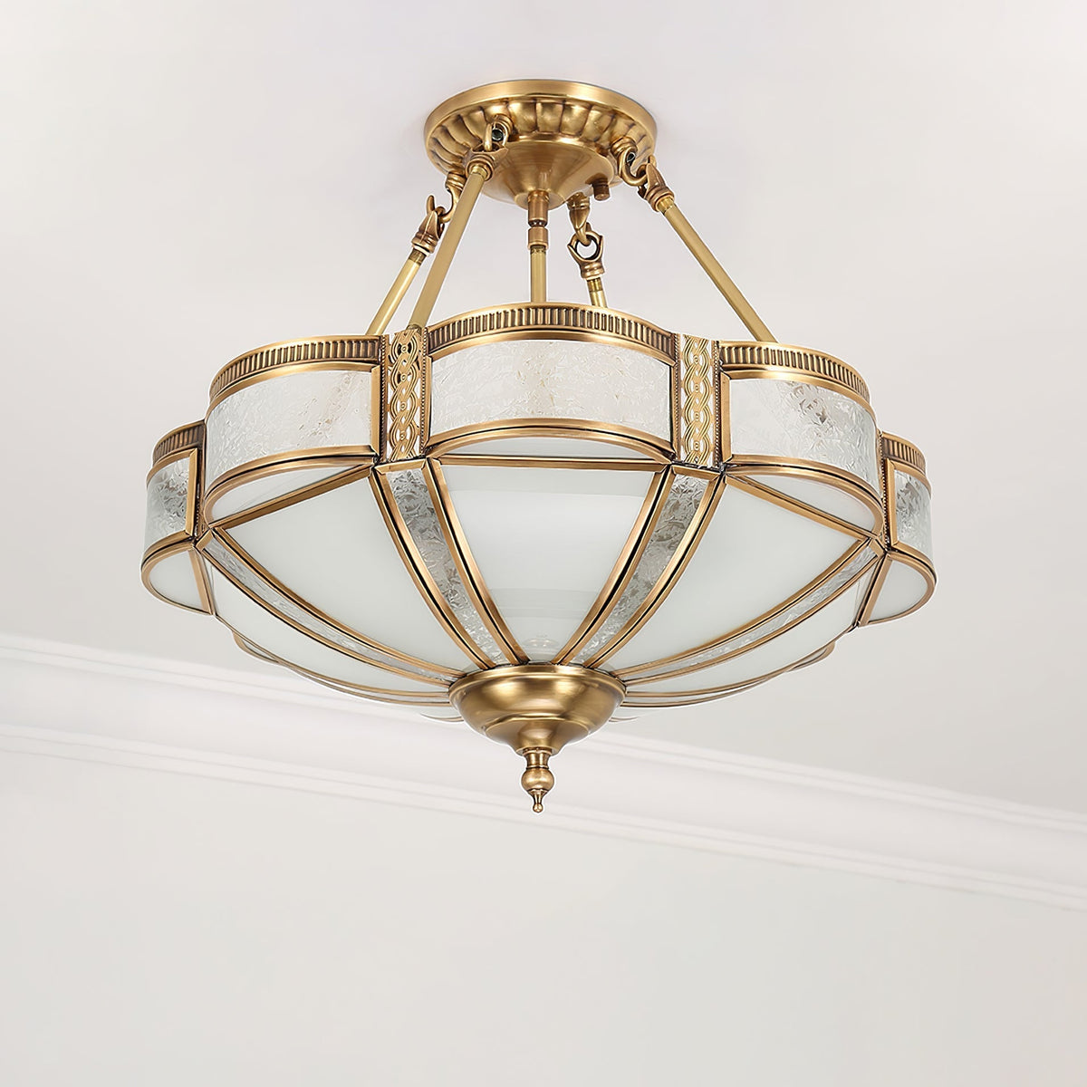 Floral Brass Ceiling Lamp Floor lamp