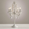 Candle Holder Table Lamp Φ 13.8″ x H 23.6″ / Dia 35cm x H 60cm / Old white / US plug Table lamp