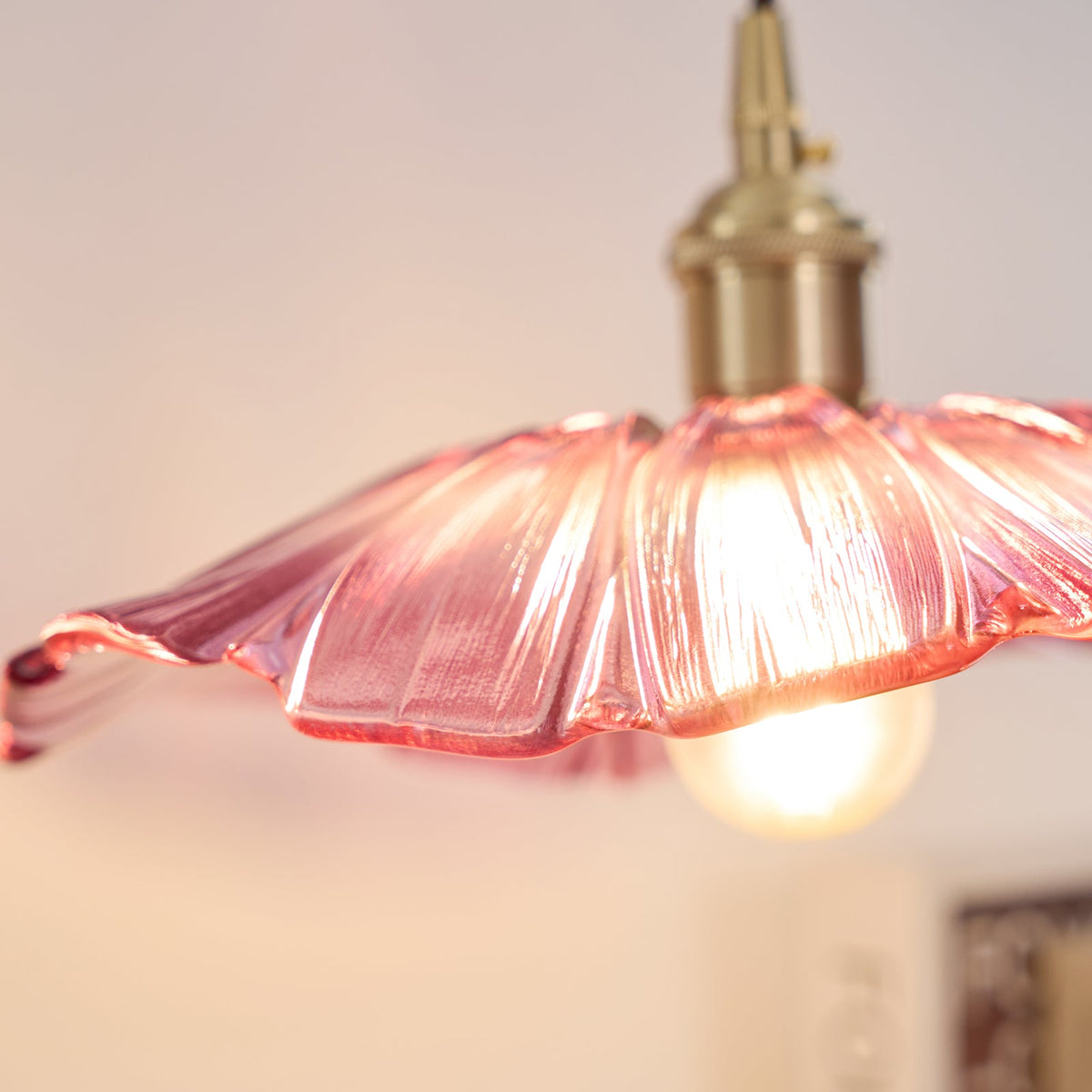 Flower Glass Swag Lights