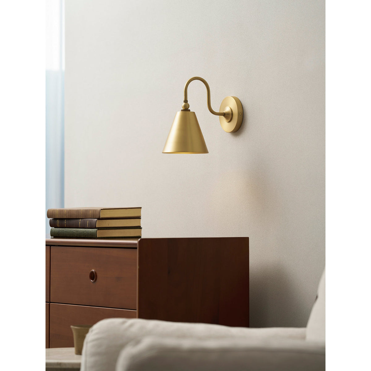 Forna Brass Wall Sconce