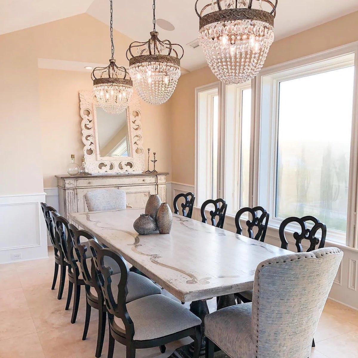 Abella Tear Drop Chandelier