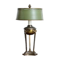 French 19th Century Empire Style Converted Oil Lamp with Tôle Shade