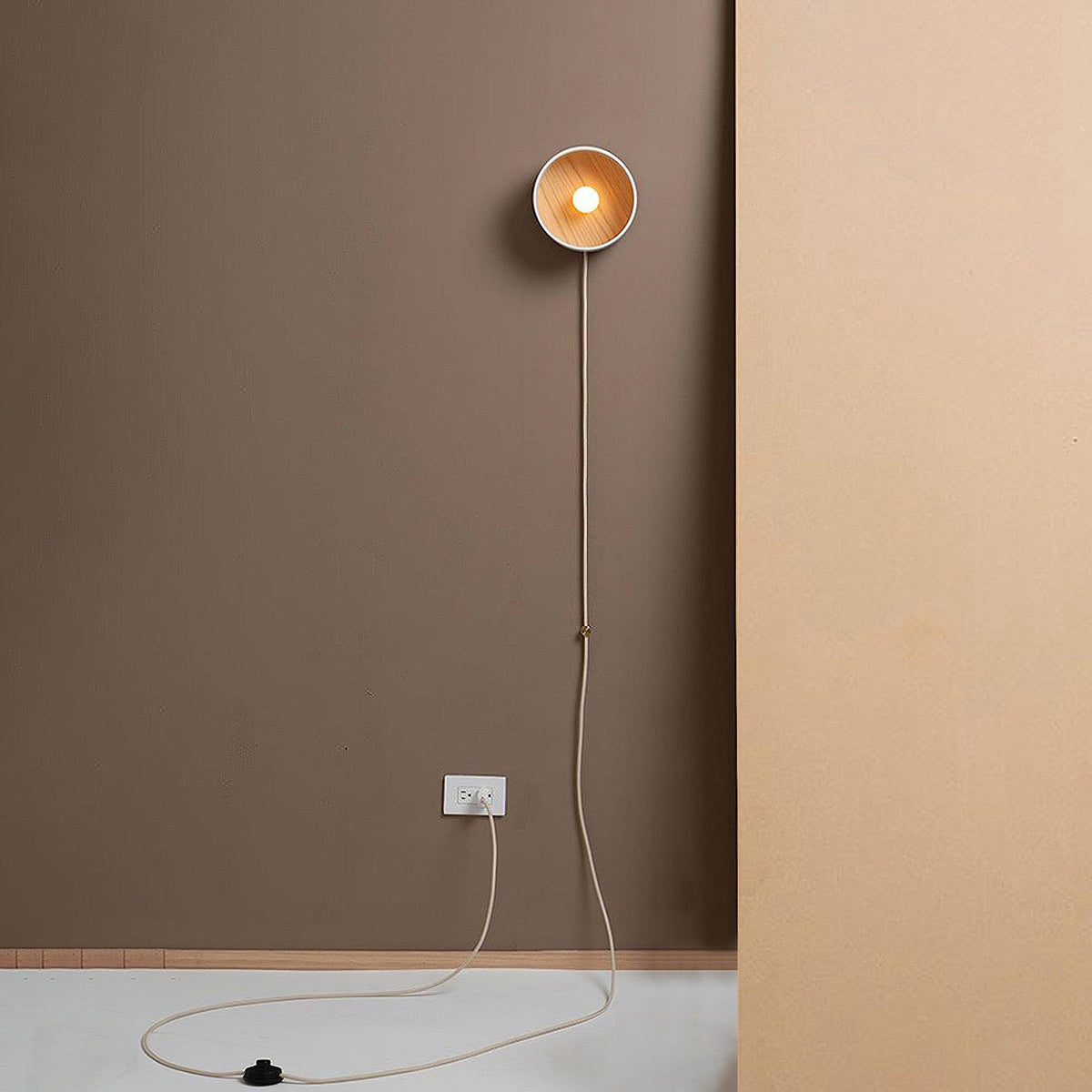 Funiculi Plug In Wall Lamp Model B: ? 7.9″ / Dia 20cm / US Plug Wall lamp