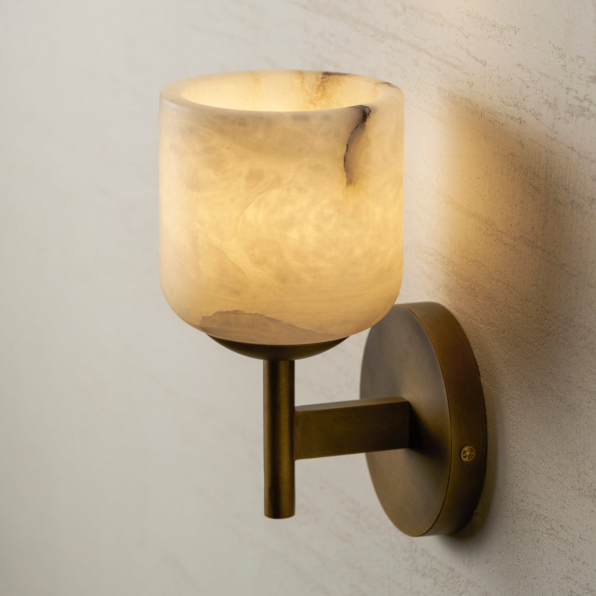 Garrison Alabaster Wall Sconce