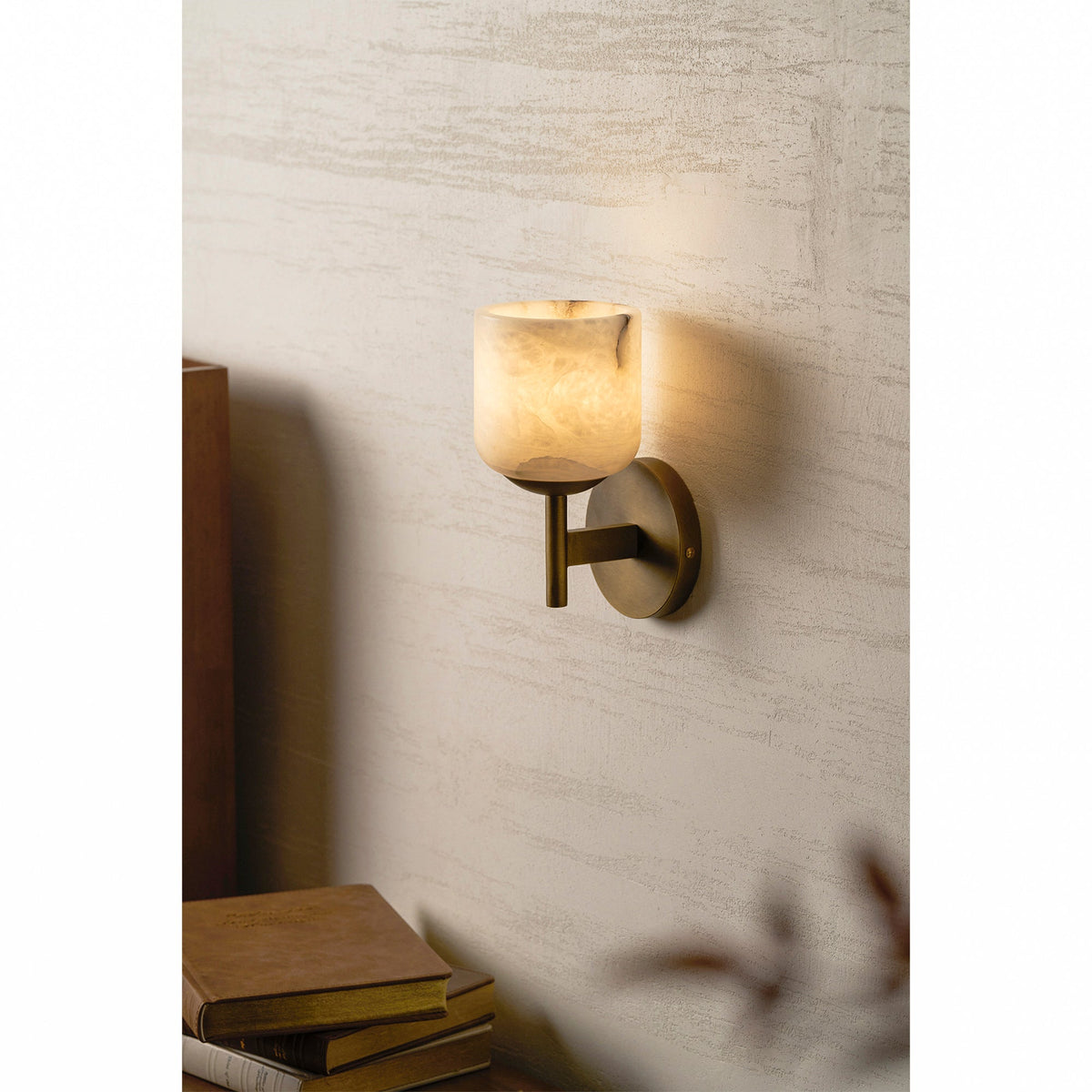 Garrison Alabaster Wall Sconce
