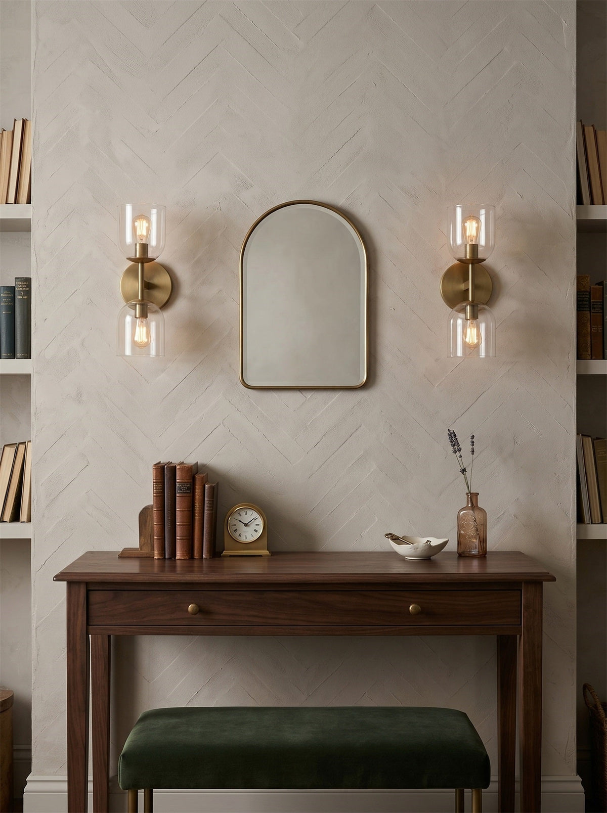 Garrison Glass Wall Sconce