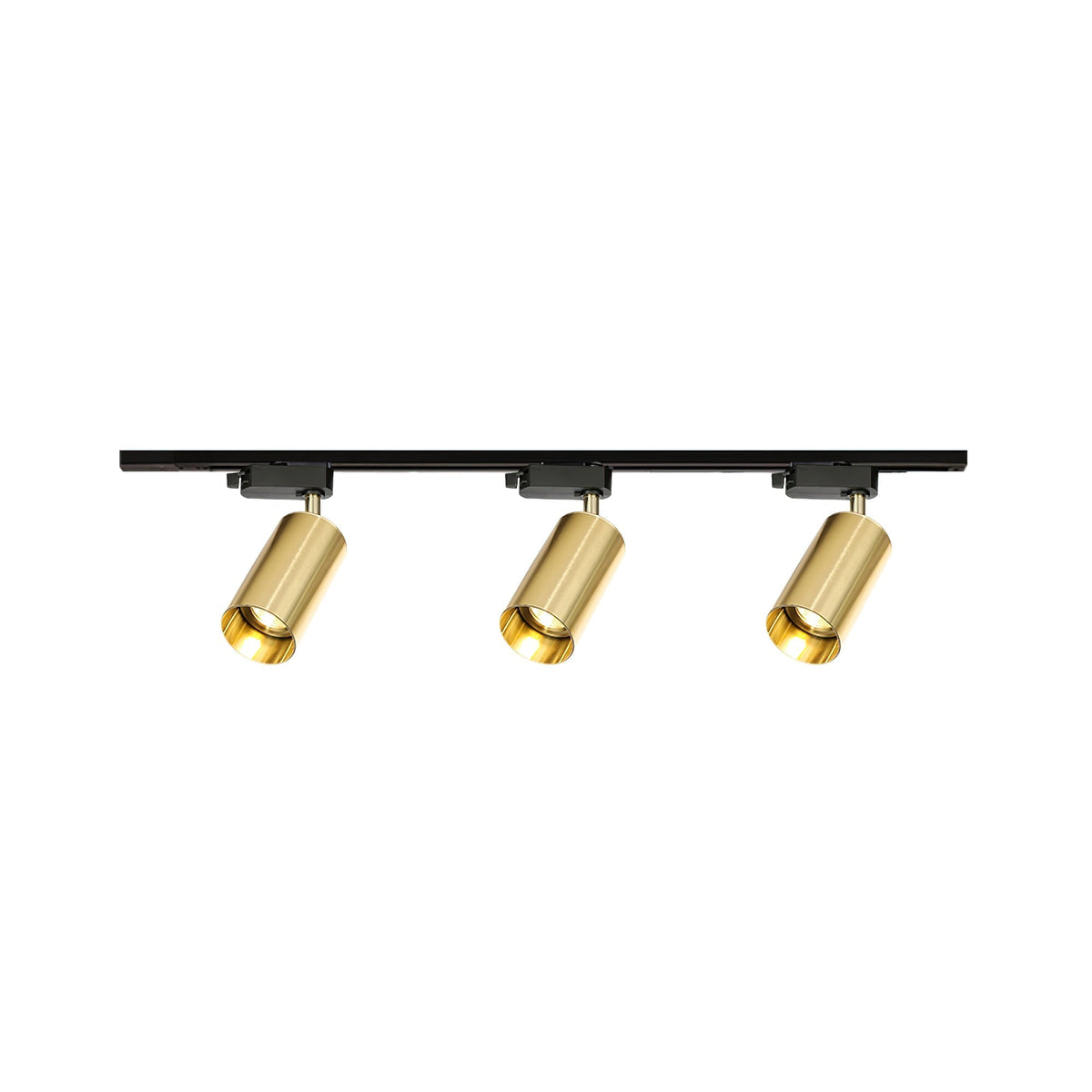 Gilded Rail Track Light 3-Lights L 39.4″ x H 6.7″ / Black & Gold Ceiling lamp