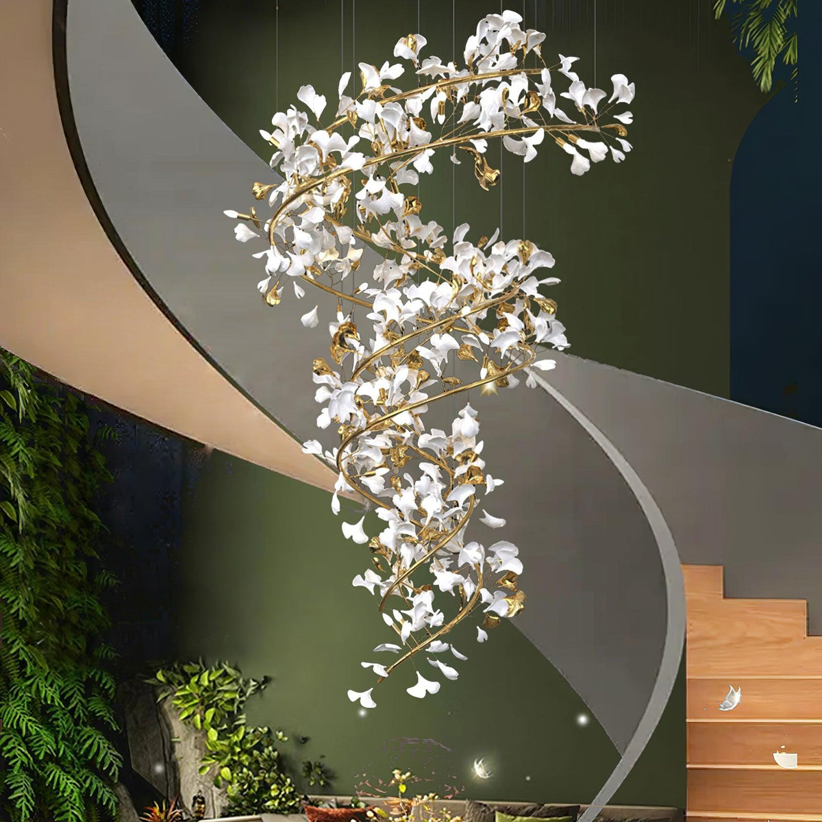 Gingko Chandelier Q Chandelier