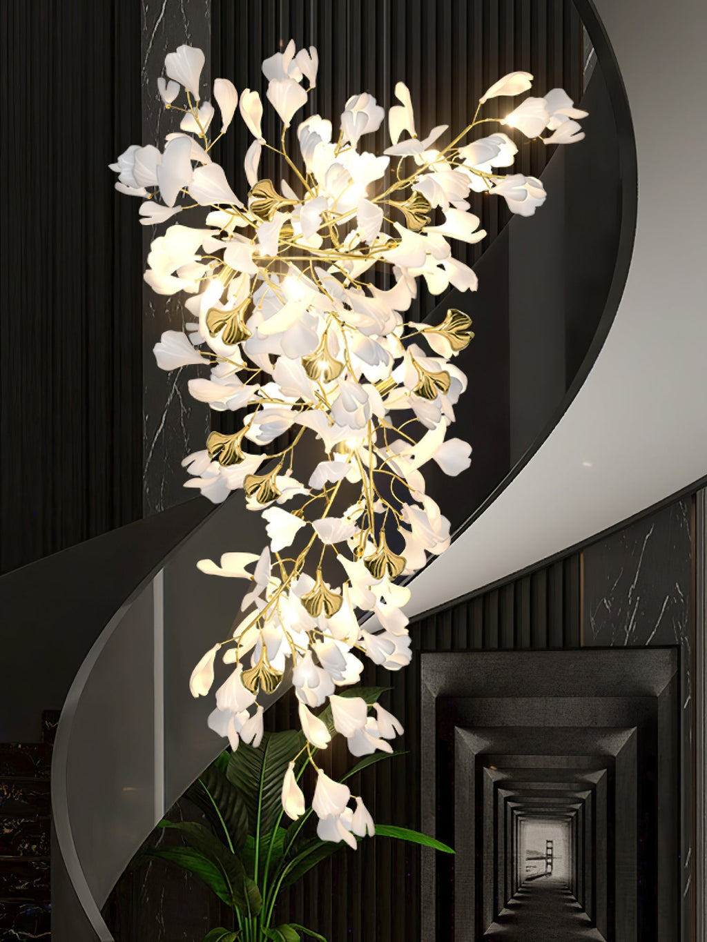 Gingko Chandelier Z Chandelier