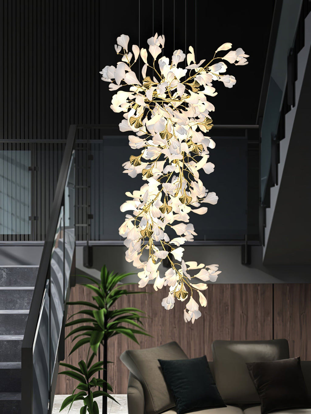 Gingko Chandelier Z Chandelier