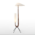 Giraffe Floor Lamp ? 21.6″ x H 63.7″ / Dia 55cm x H 162cm / Walnut & White & Black / US plug Floor lamp