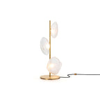 Glass Petals Table Lamp ? 13.8″ x H 35.4″ / Dia 35cm x H 90cm / Gold + Clear / US plug Table lamp
