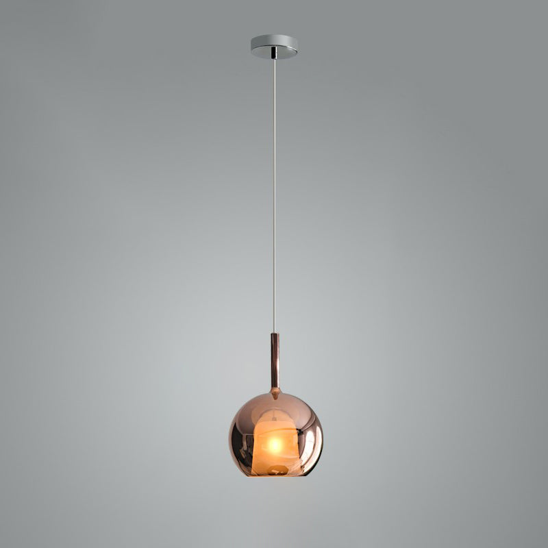 Glo Pendant Light ∅ 7.9″ x H 14.2″ / Dia 20cm x H 36cm / Rose Gold Pendant light