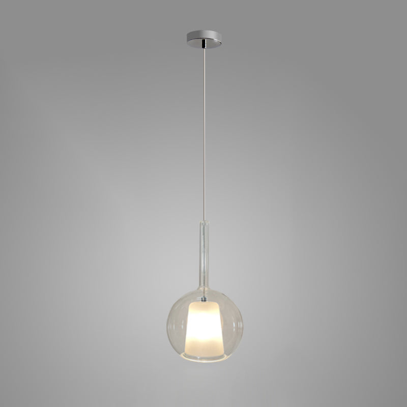 Glo Pendant Light ∅ 9.8″ x H 16.9″ / Dia 25cm x H 43cm / Clear Pendant light