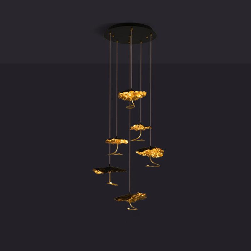 Brass Aviary Constellation Chandelier 6 heads ? 23.6″ x H 78.7″ / Dia 60cm x H 200cm / Brass & Black / Warm Light