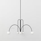 Gran Finale Suspension ? 31.5″ x H 19.7″ / Dia 80cm x H 50cm / Black Chandelier