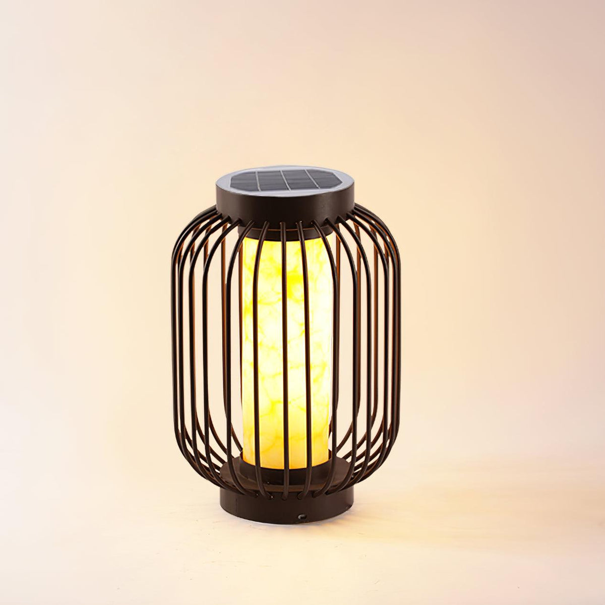 Graydon Outdoor Table Lamp ∅ 10.6″ x H 15.7″ / Dia 27cm x H 40cm / Model B: Solar-Powered Version / Warm Light Table