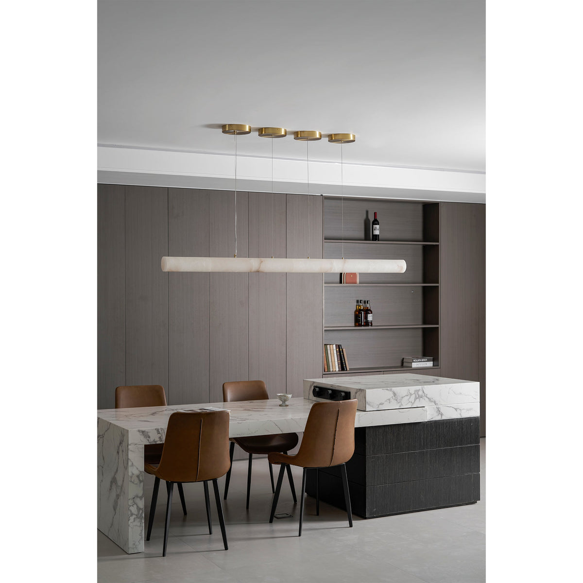 Halima Linear Alabaster Chandelier