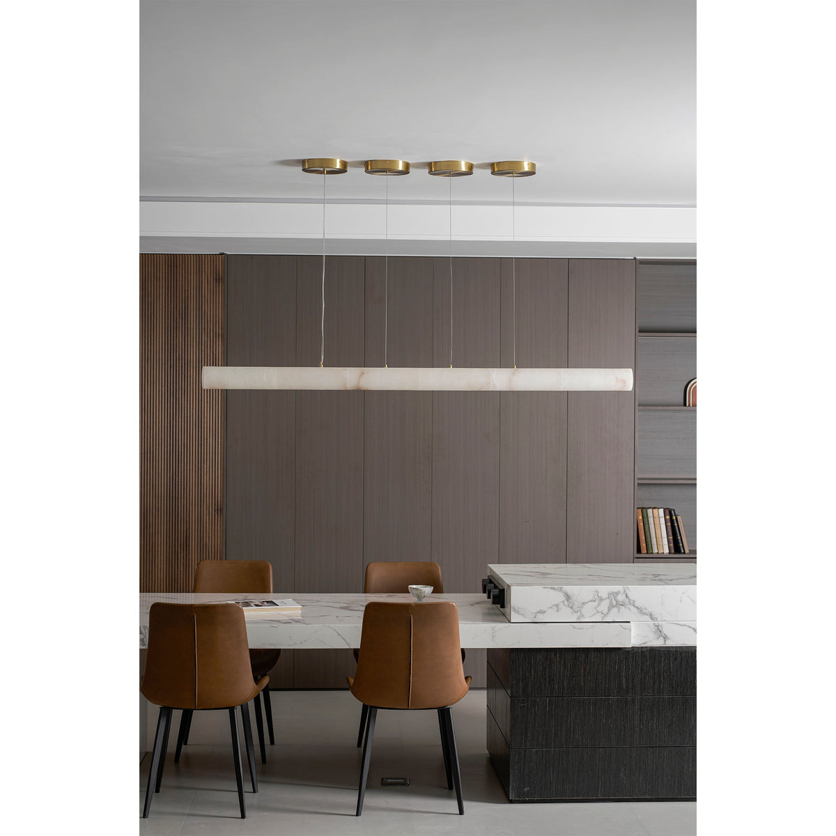 Halima Linear Alabaster Chandelier