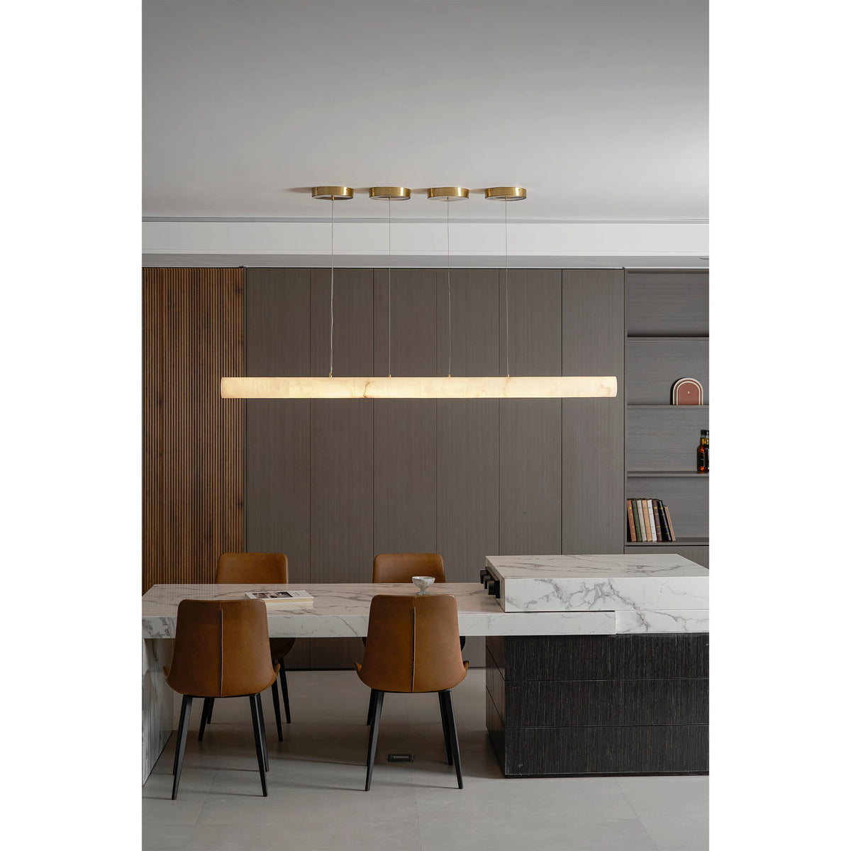 Halima Linear Alabaster Chandelier