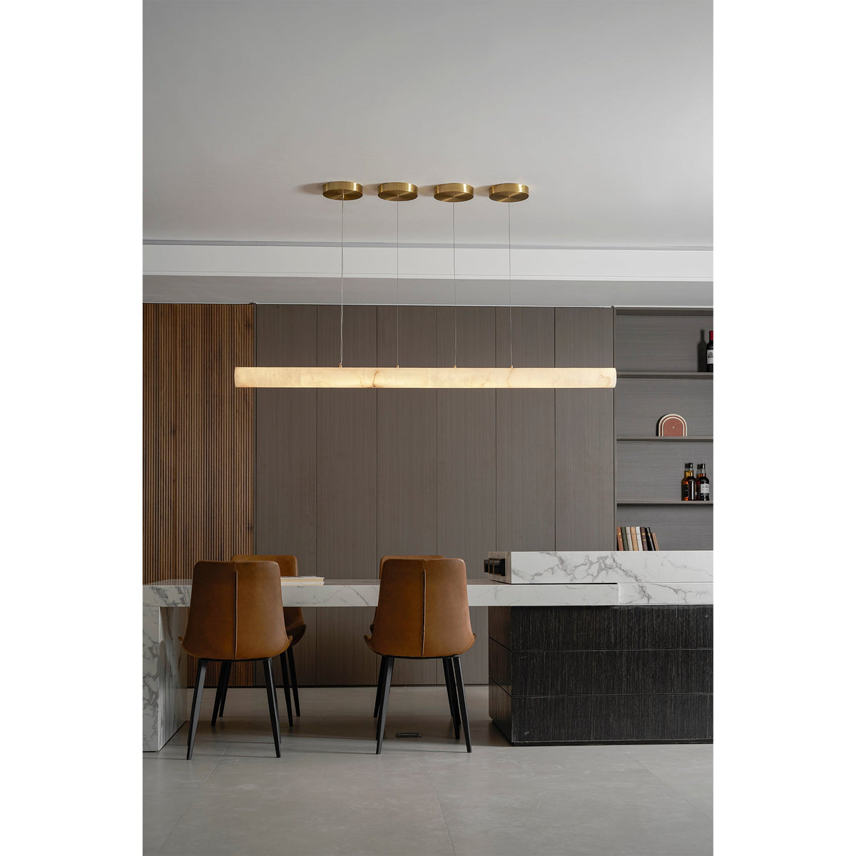 Halima Linear Alabaster Chandelier