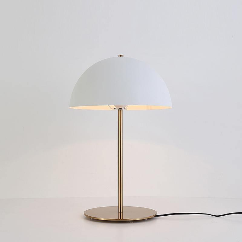 Hanna Table Lamp ? 11.8″x H 17.7″ / Dia 30cm x H 45cm / Copper + White / US Plug Table lamp