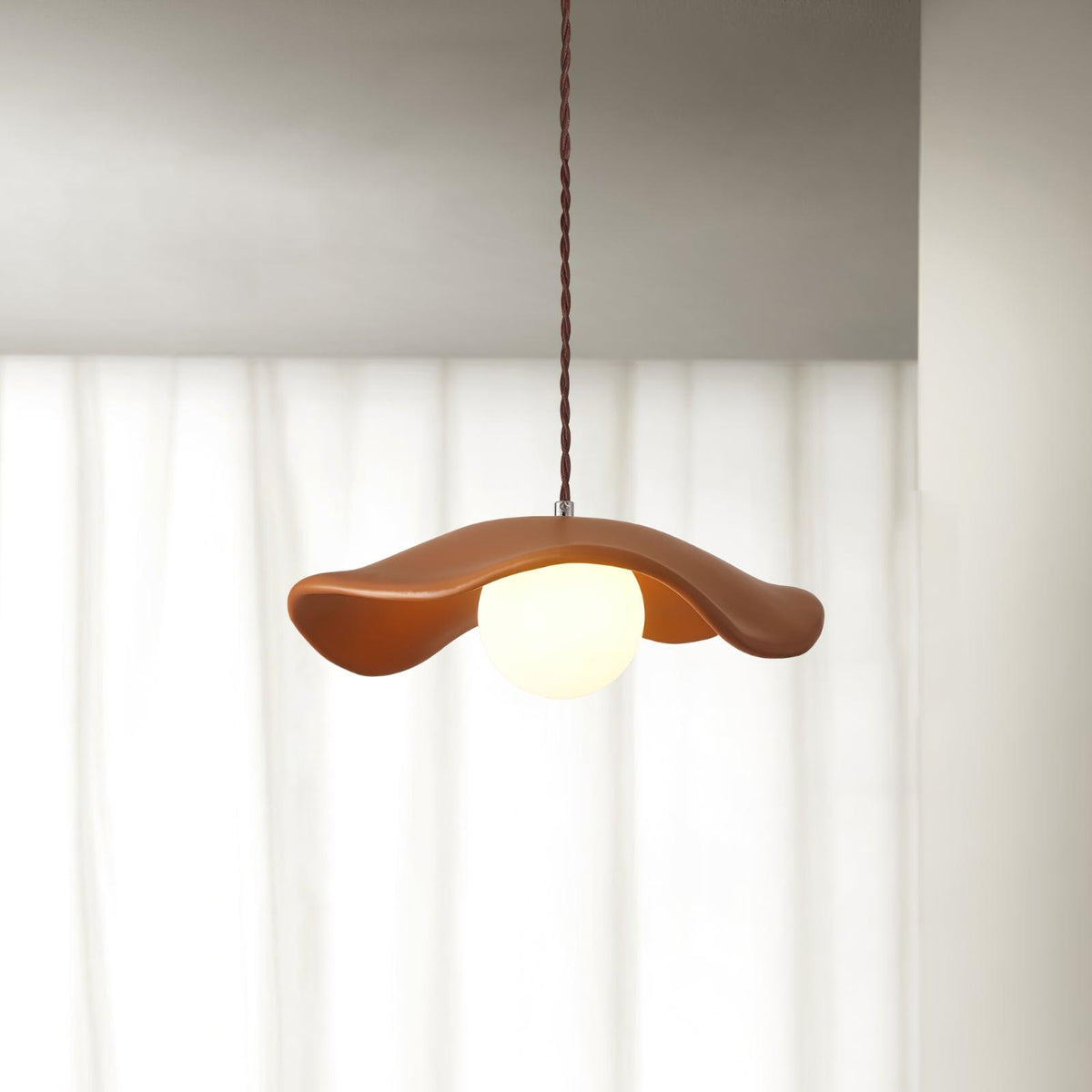 Hats Pendant Lamp ? 13.7″ x H 3.9″/ Dia 35cm x H 10cm / Orange Pendant light