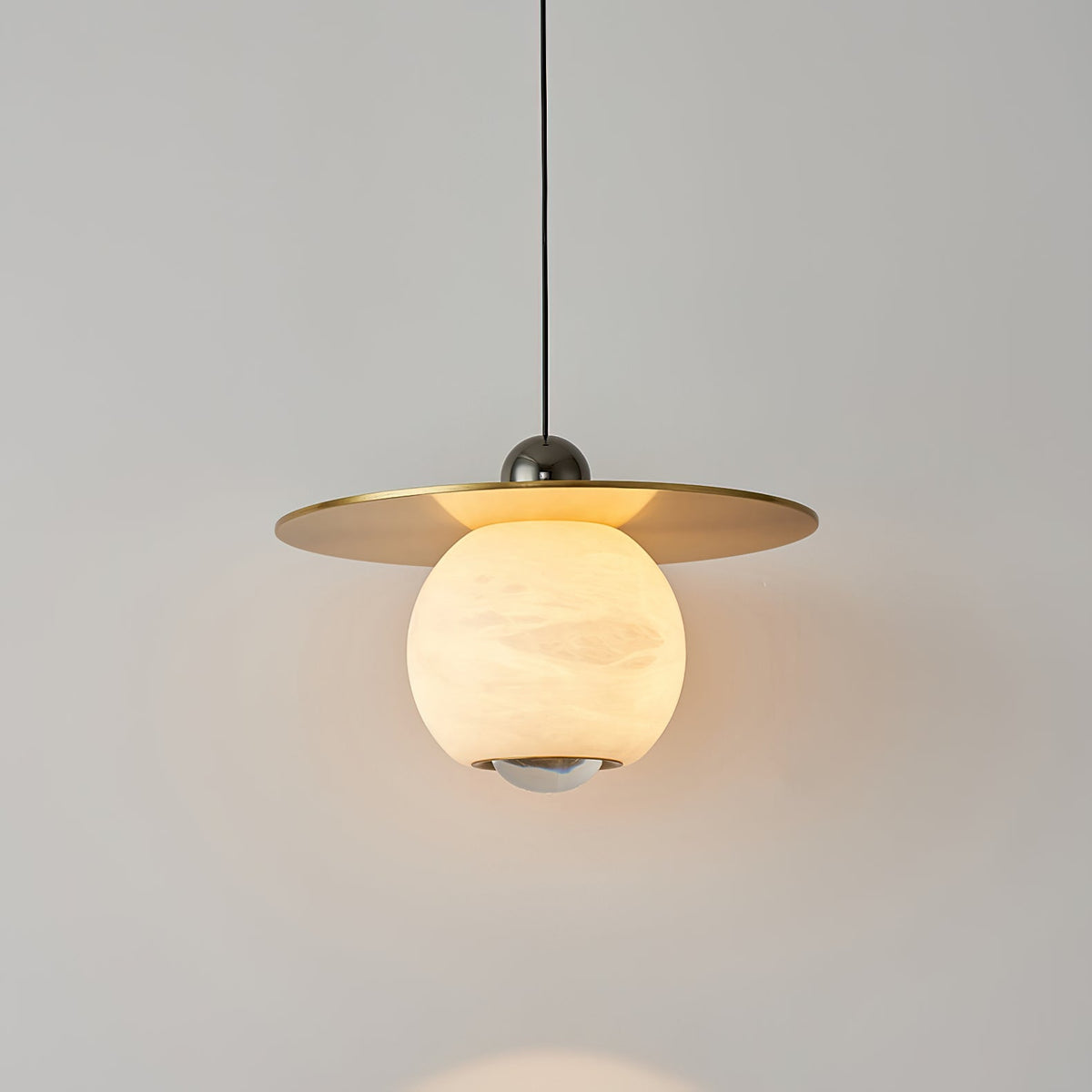 Helios Cord Alabaster Pendant Light