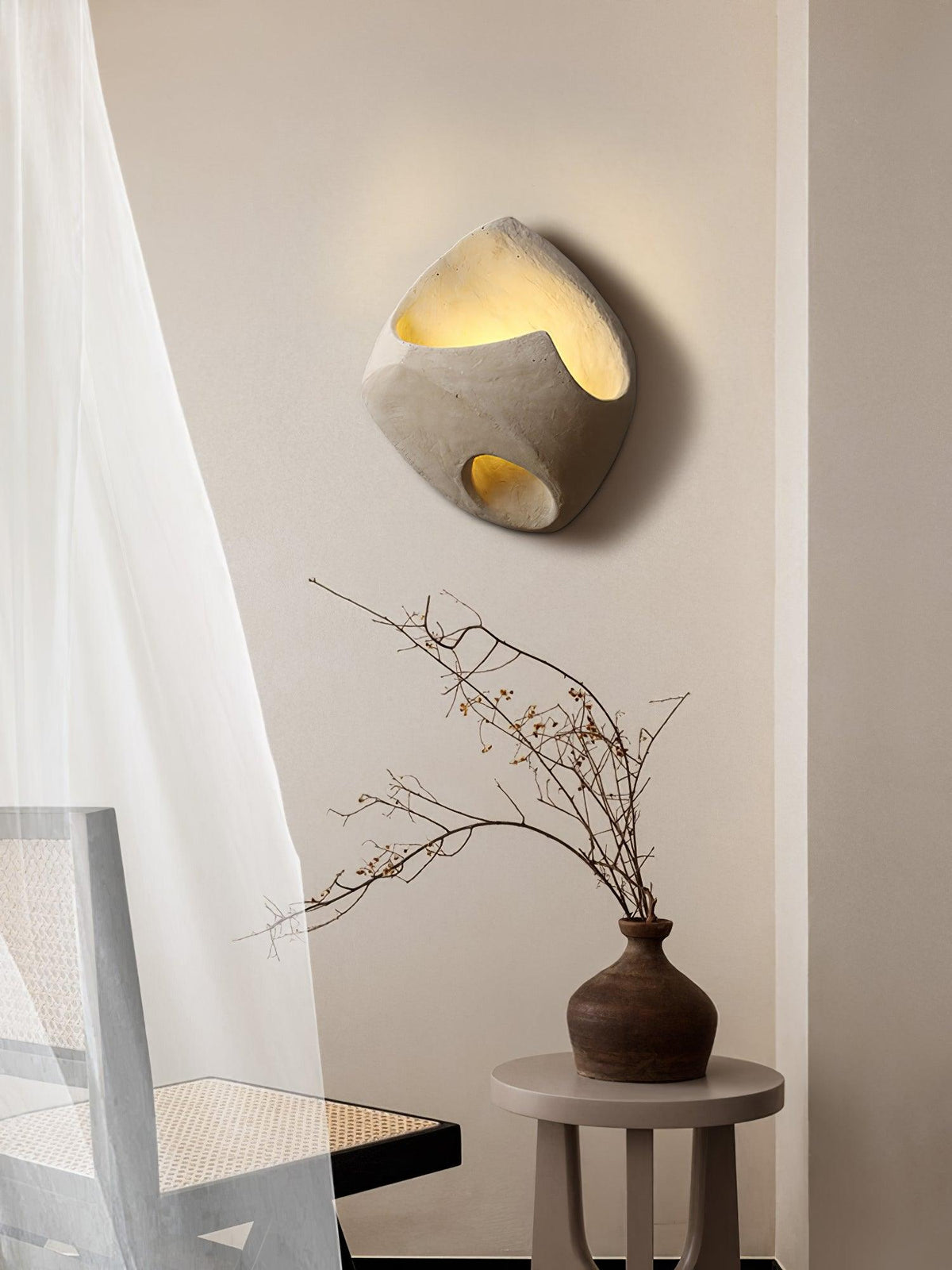Cement Hollow Wall Light Wall lamp