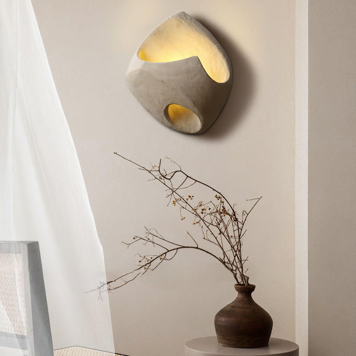 Cement Hollow Wall Light Wall lamp