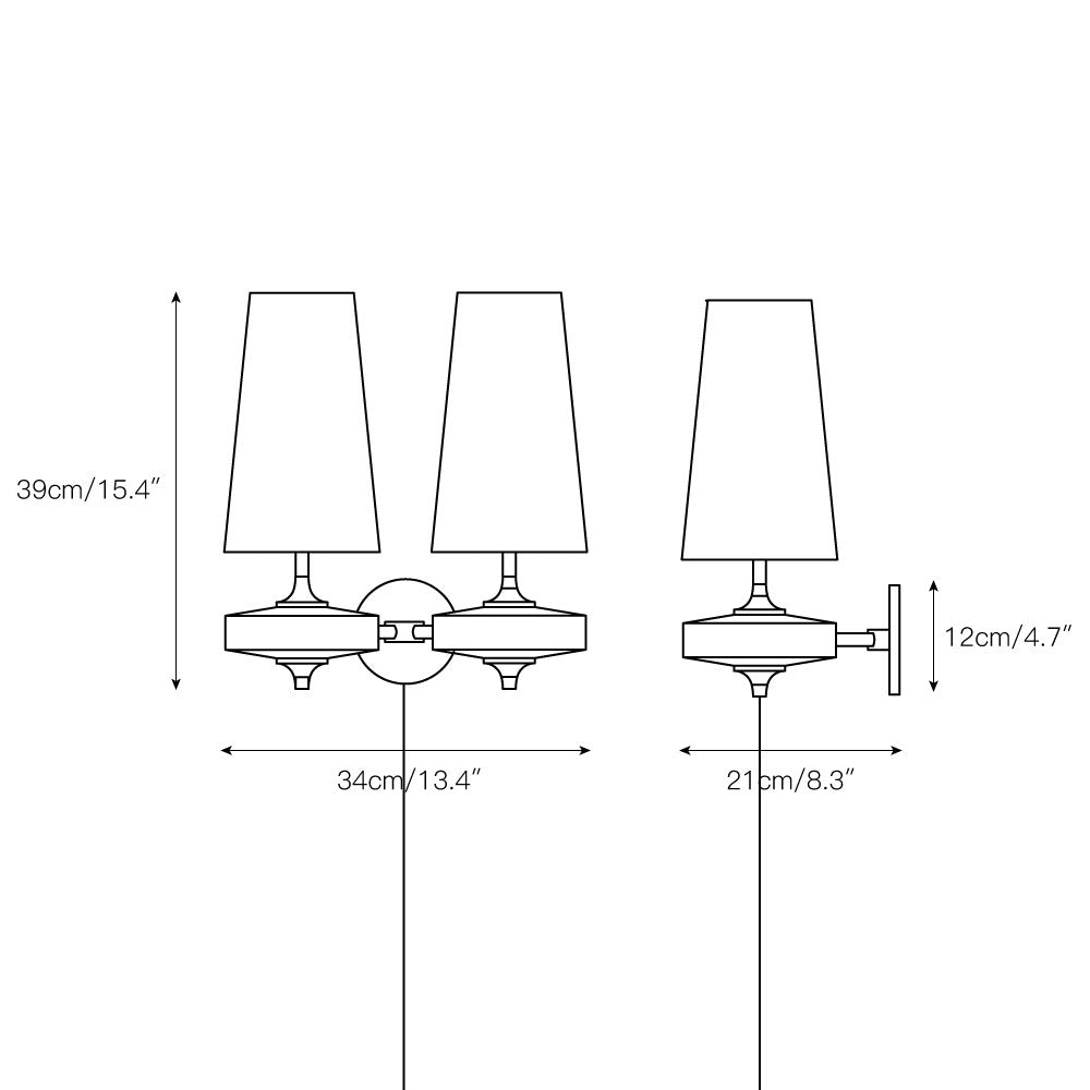 Hour Rho Plug-in Wall Lamp