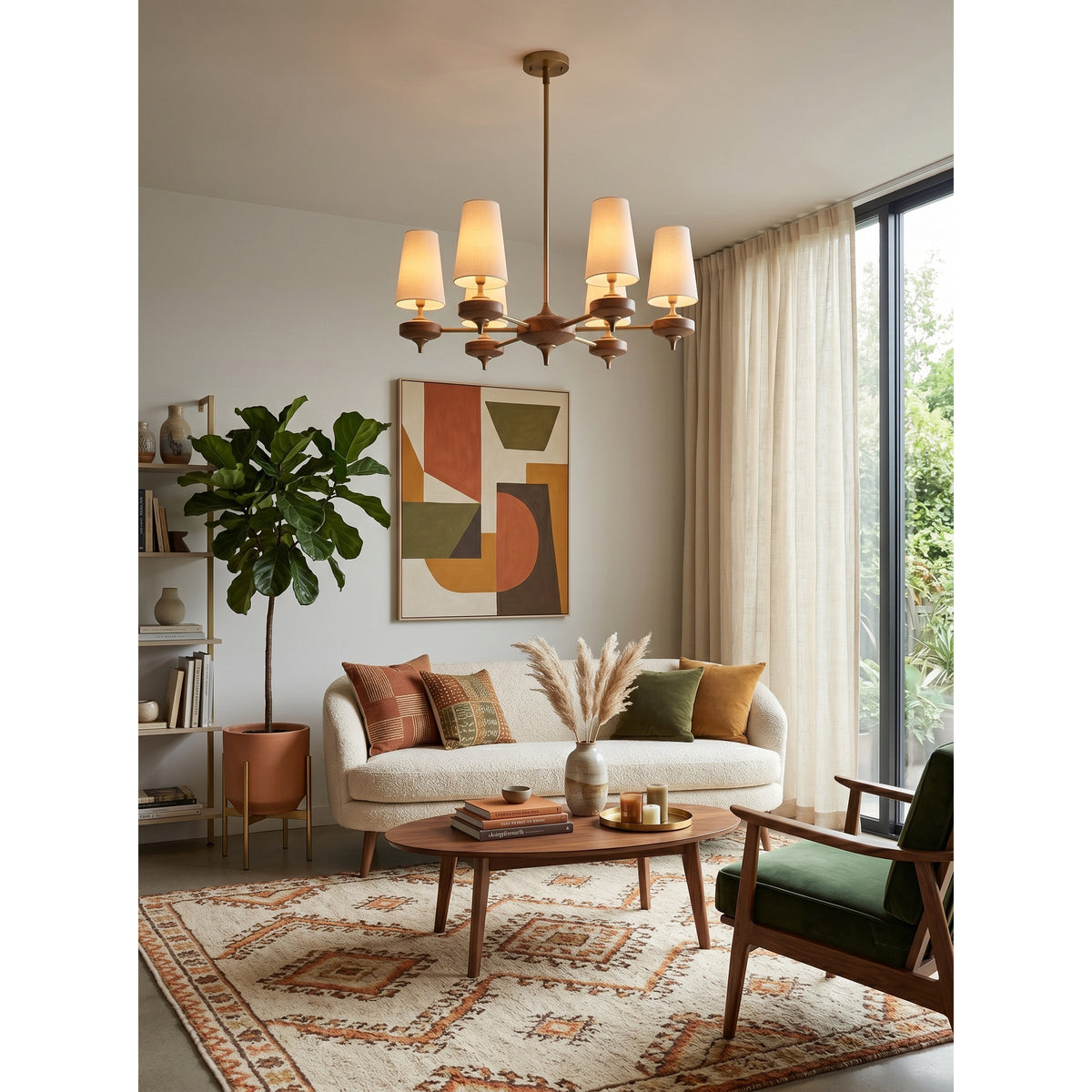 Hour Rho Chandelier