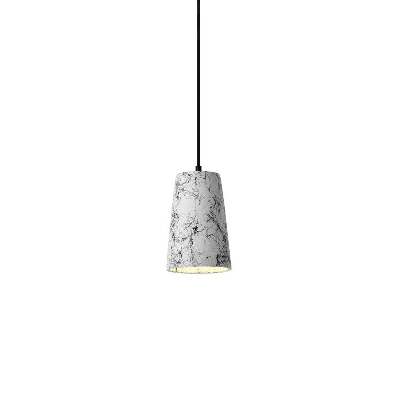Hubble Cement Pendant Lights ∅ 5.5″ x H 8.3″ / Dia 14cm x H 21cm / White Pendant light