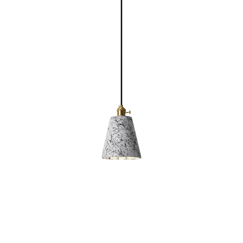 Hubble Cement Pendant Lights ∅ 6.7″ x H 9.4″ / Dia 17cm x H 24cm / White Pendant light
