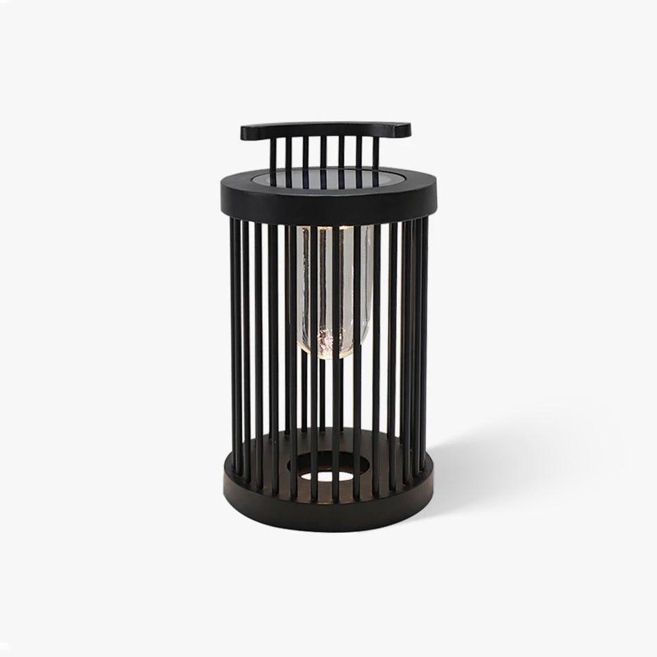 Hurricane Ruhlmann Outdoor Light ∅ 11.8″ x H 20.5″ / Dia 30cm x H 52cm / Black / Solar power storage Table lamp