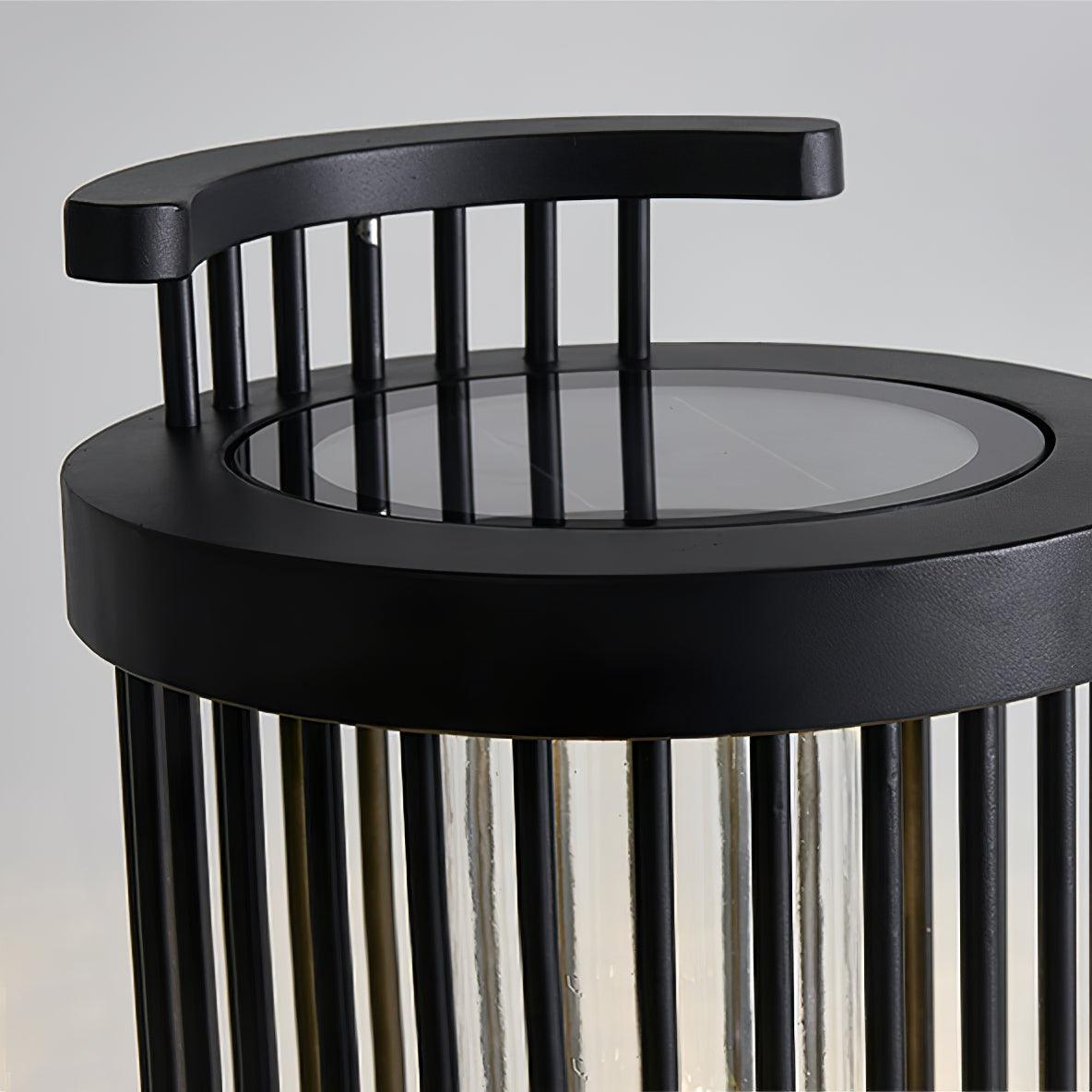 Hurricane Ruhlmann Outdoor Light ∅ 11.8″ x H 20.5″ / Dia 30cm x H 52cm / Black / Solar power storage Table lamp