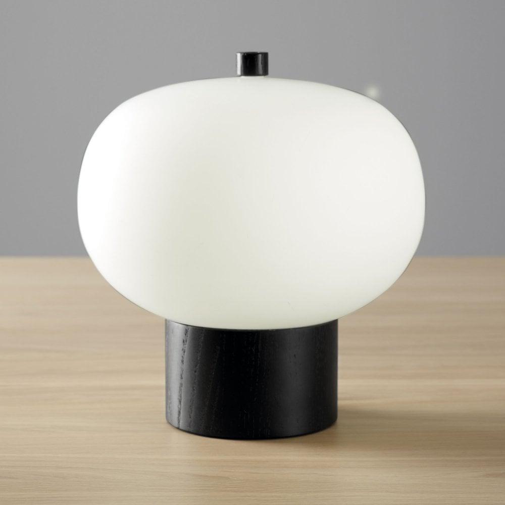 Ilargi Table Lamp ∅ 12.5″ x H 11.8″ / Dia 32cm x H 30cm / Black / US Plug Table lamp