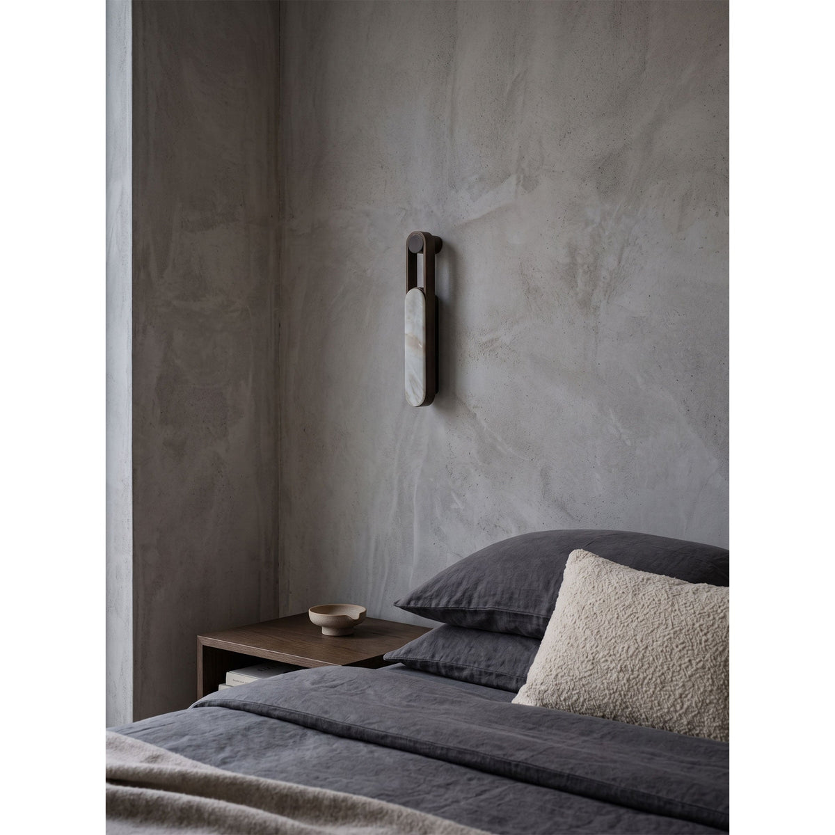 Inez LED Alabaster Wall Sconce