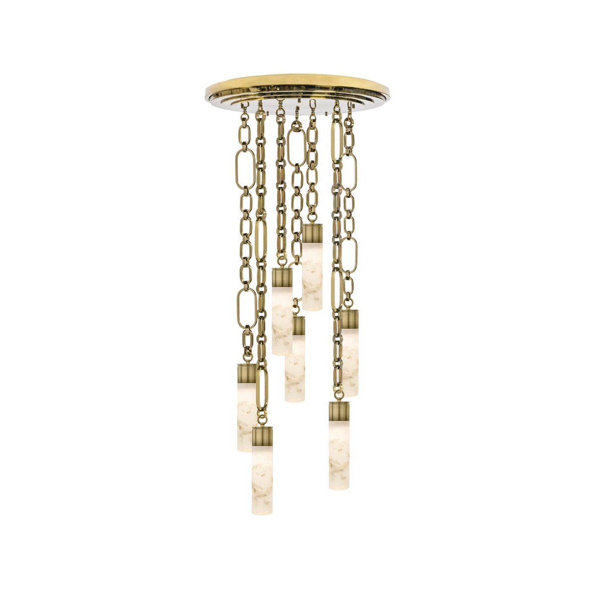 Chain Alabaster Chandelier