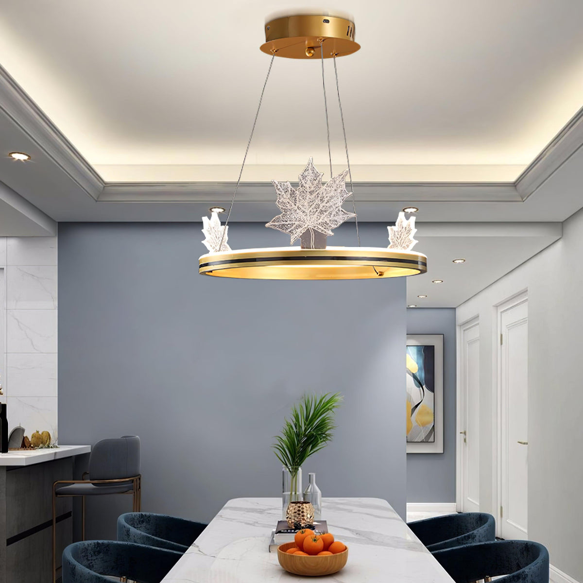Ion Leaf Chandelier Chandelier