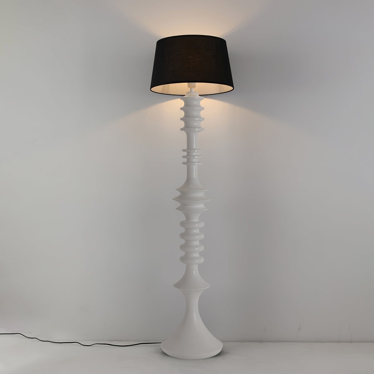 Jarvis Adjustable Floor Lamp ∅ 17.7″ x H 65.7″ / Dia 45cm x H 167cm / White / US Plug Floor lamp