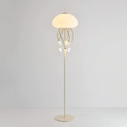 Jellyfish Floor Lamp 6 + 1 Heads ? 15.7″ x H 65″ / Dia 40cm x H 165cm / Beige & Warm Light / US Plug Floor lamp