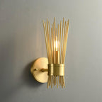 Jovenko Candle Wall Light ? 3.9″ x H 11.6″ / Dia 10cm x H 29.5cm / Brass Wall lamp