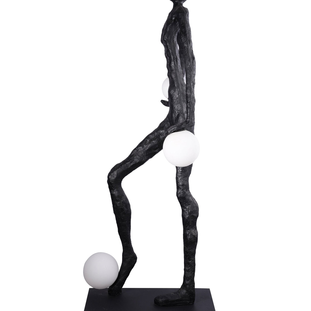 Kicking Ball Sculpture Character Floor Lamp Floor lamp