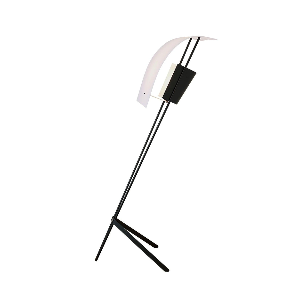 Kite Floor Lamp W 19.7″ x H 65″ / W 58cm x H 165cm / Black & Black / US Plug Floor lamp