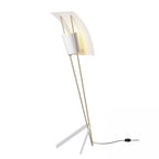 Kite Floor Lamp W 19.7″ x H 65″ / W 58cm x H 165cm / White & Gold / US Plug Floor lamp