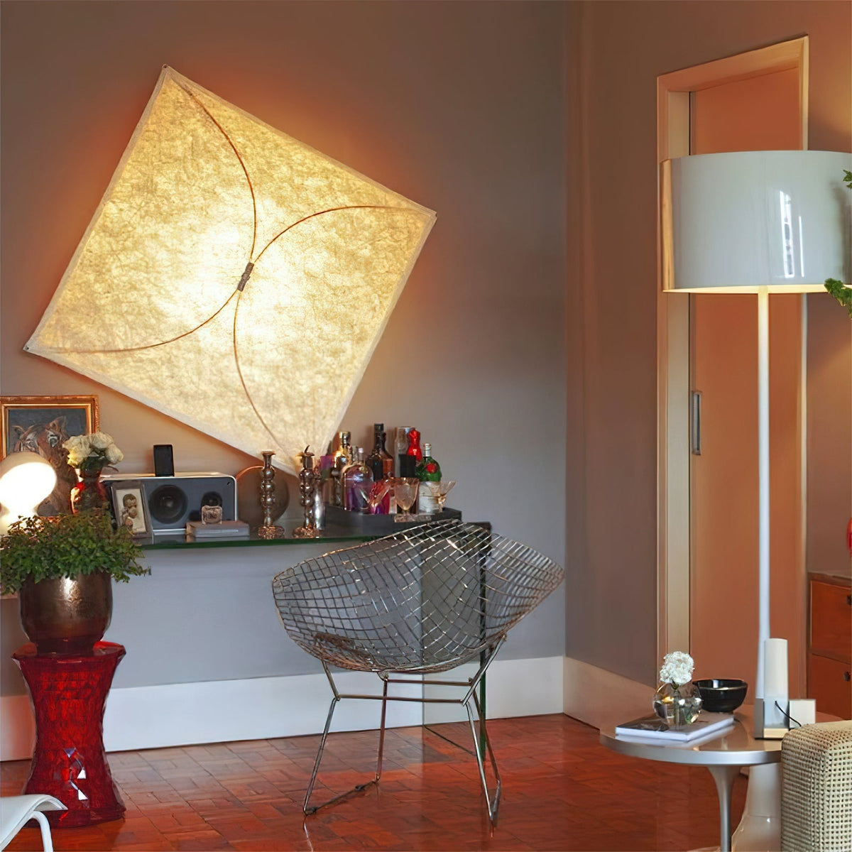 DuPont Paper Plug-in Wall Light