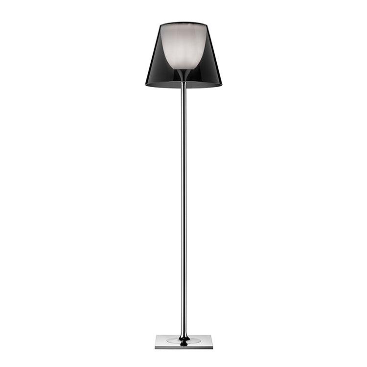 Chrome Prism Floor Lamp ∅ 15.7″ x H 63″ / Dia 40cm x H 160cm / Smoky / US Plug Floor lamp