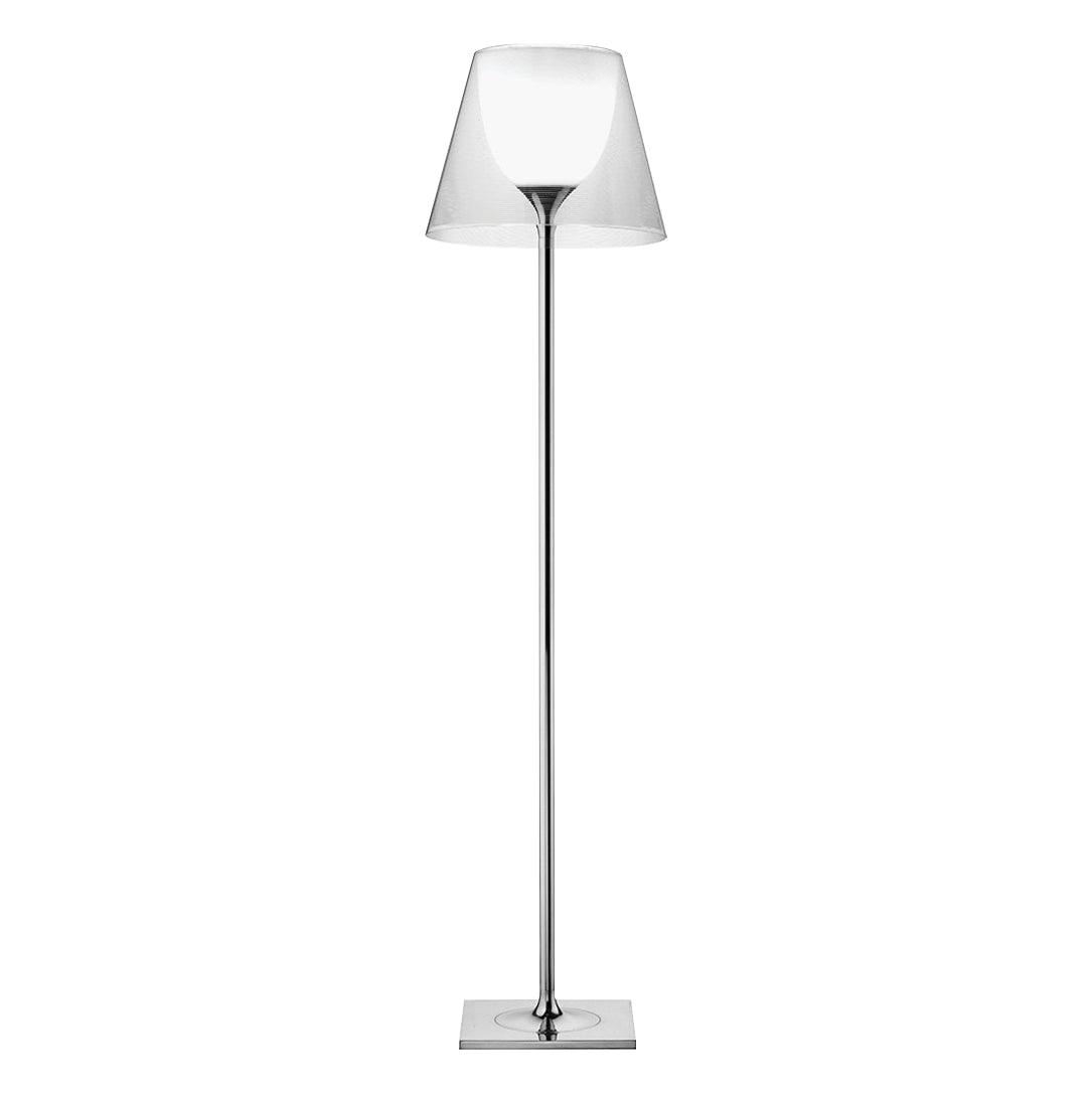 Chrome Prism Floor Lamp ∅ 15.7″ x H 63″ / Dia 40cm x H 160cm / Clear / US Plug Floor lamp